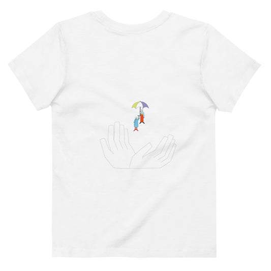 Renee & Jeremy Umbrella Hands Organic cotton kids t-shirt - Medium